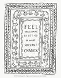 Coloring Page COURAGE Instant Download