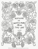 Coloring Page THIS DAY Instant Download
